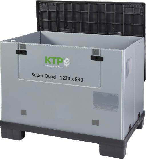 Box KTP SuperQuad 1283 šedý, 4N, 1 okno